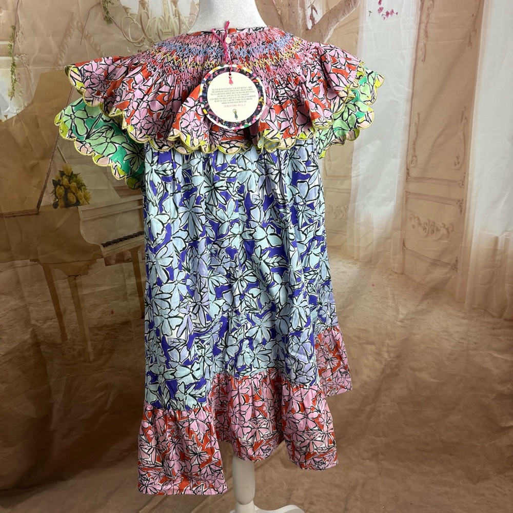 NEW CELIA B FLORAL DUSTEEN DRESS - Picture 10 of 13